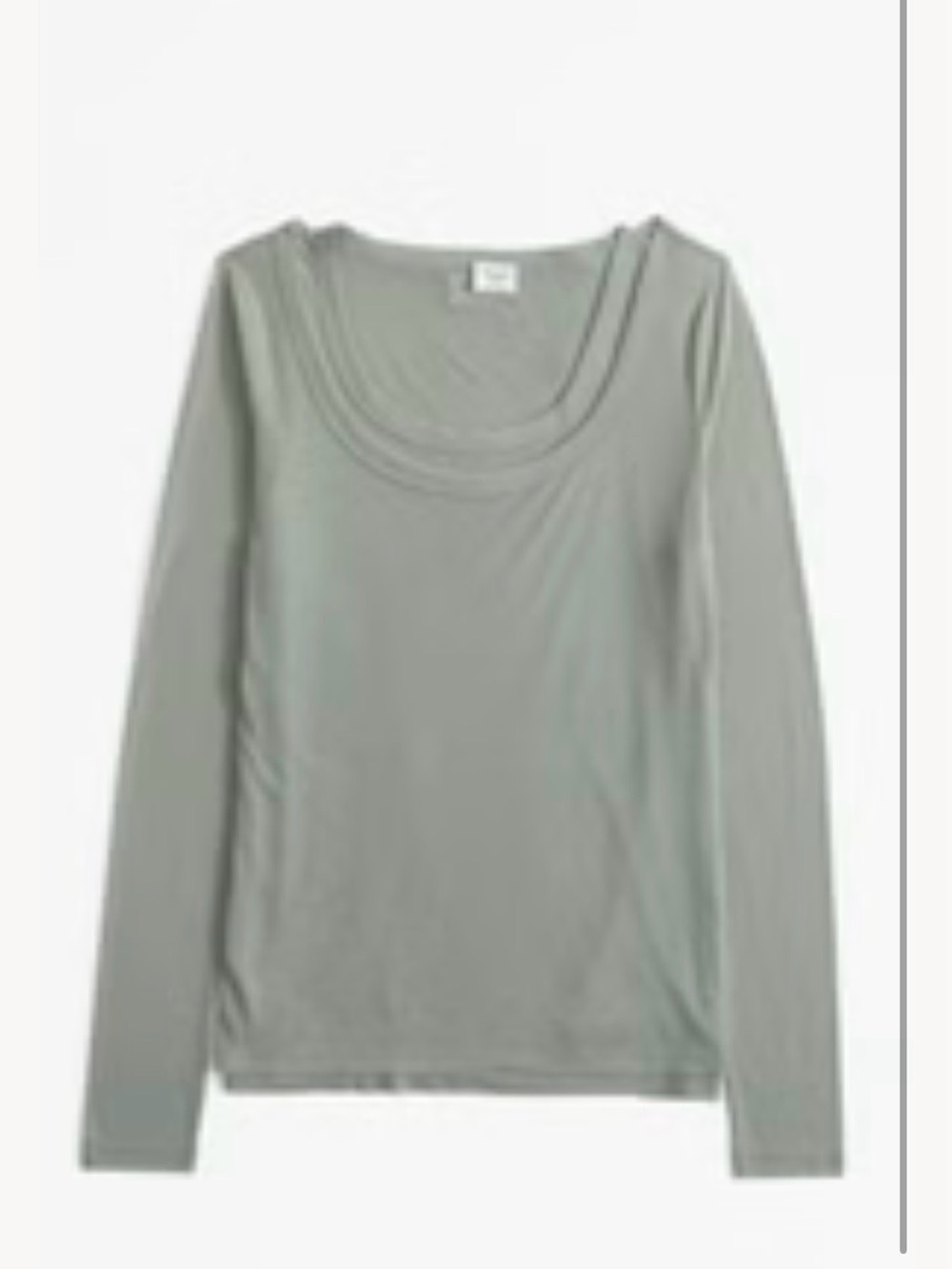 Abercrombie & Fitch Long-Sleeve Balletic Scoopneck Top